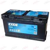 Exide Start-and-Stop AGM 96AH 850EN плюс праворуч, зображення №