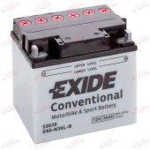 Exide Moto E60-N30L-B 30AH 300EN плюс праворуч, зображення №