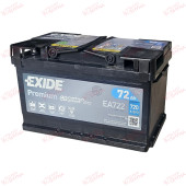 Exide Premium 72AH 720EN плюс праворуч, зображення №