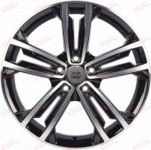 WSP Italy Volkswagen (W471) Naxos 7,5 18 5x112 ET49 DIA57,1 Glossy black polished, зображення №