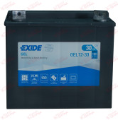 Exide Moto GEL12-30 30AH 180EN плюс ліворуч, зображення №
