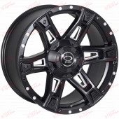 JH DARK12 8,5 16 6x139,7 ET0 DIA106,1 Matt black, зображення №