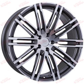 WSP Italy Porsche (W1057) Tokyo 10 21 5x112 ET19 DIA66,6 Anthracite Polished, зображення №