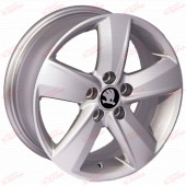 Replica Skoda (SSL445) 6,0 15 5x100 ET38 DIA57,1 Silver, зображення №