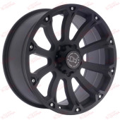 ZF TL0038 9,0 17 6x139,7 ET12 DIA106,1 Matt black, зображення №