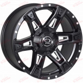 JH DARK12 9,0 18 6x139,7 ET12 DIA106,1 Matt black, зображення №